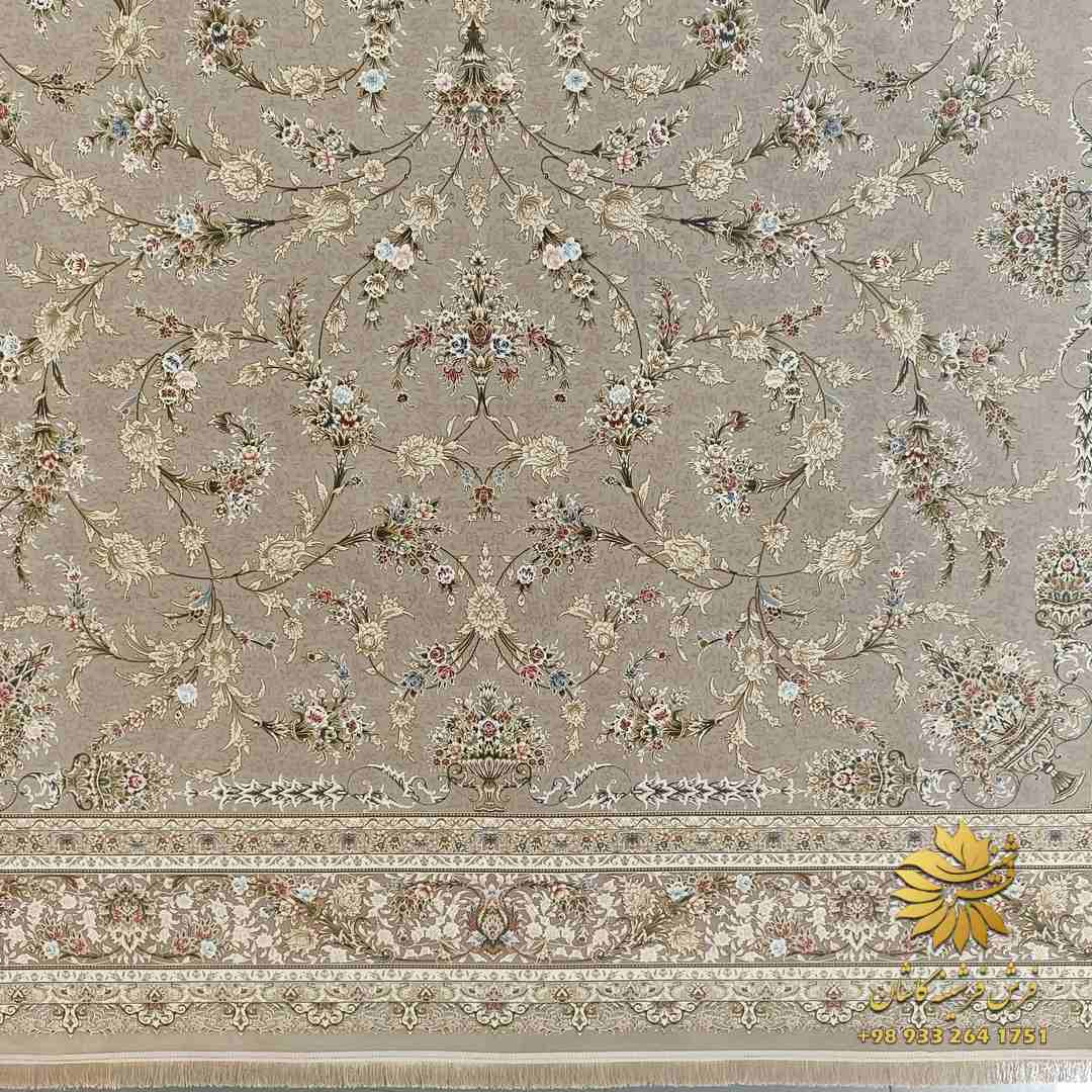 فرش برای مبل طوسی