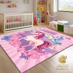 فرش کودک طرح دخترانه