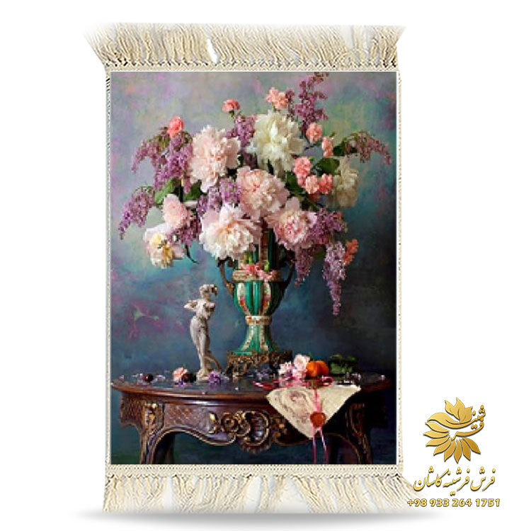 تابلو فرش گلدانی
