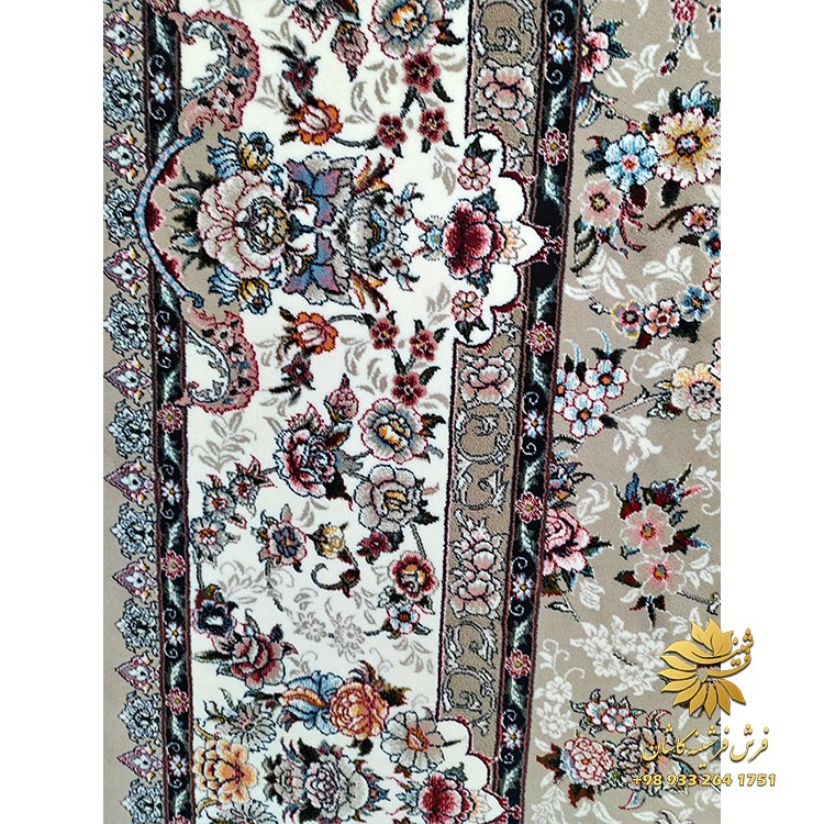 فرش کرم طوسی