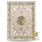 فرش طوسی سبز