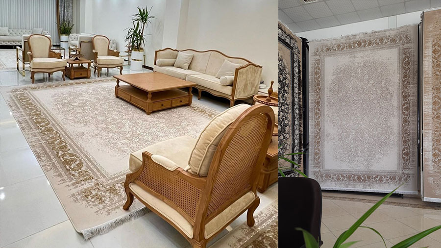 فرش طلاکوب 1200 شانه