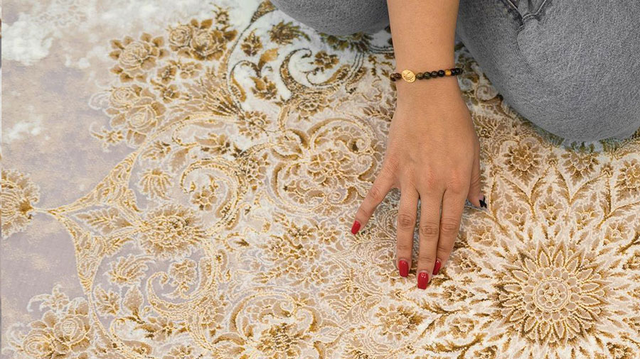 فرش طلاکوبی