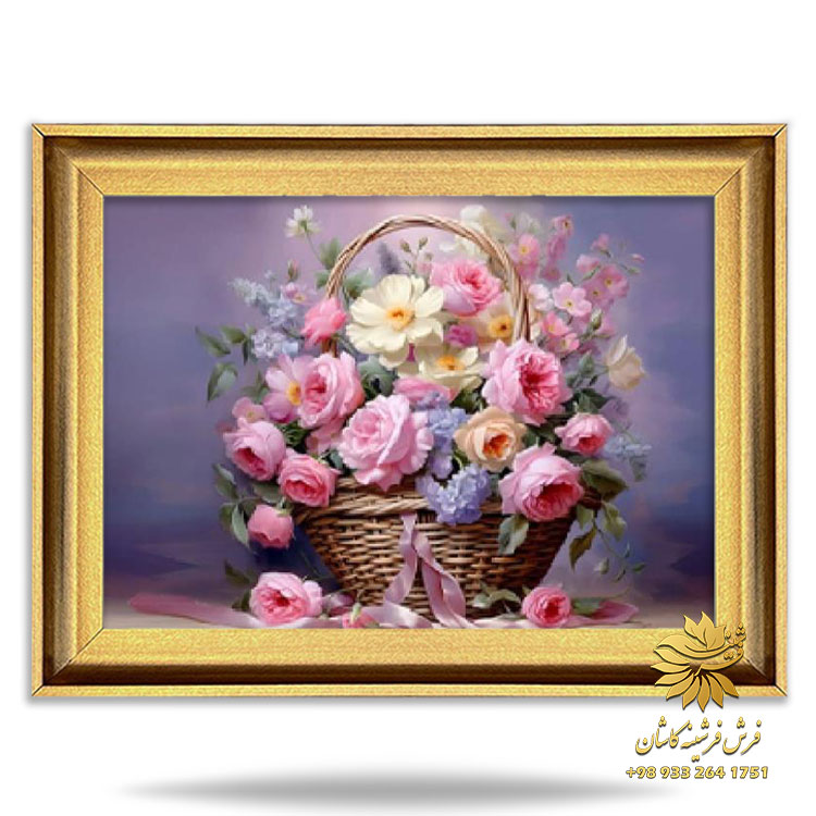 تابلو فرش طلاکوبی