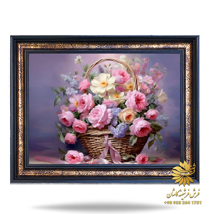 تابلو فرش بنفش