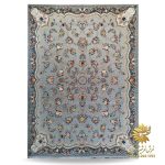 فرش نقره ای طوسی