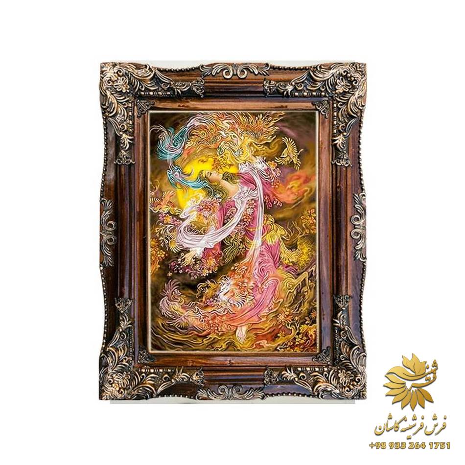 تابلو فرش طرح مینیاتوری
