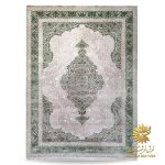 فرش ماشینی سبز یشمی