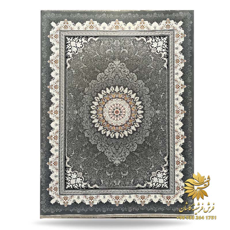 فرش هفتصد شانه طوسی
