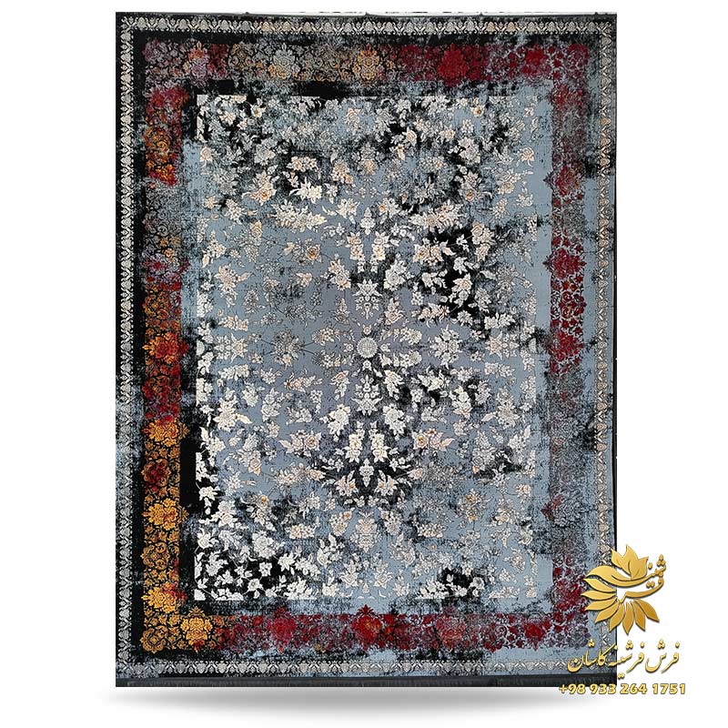 فرش طوسی لاکی