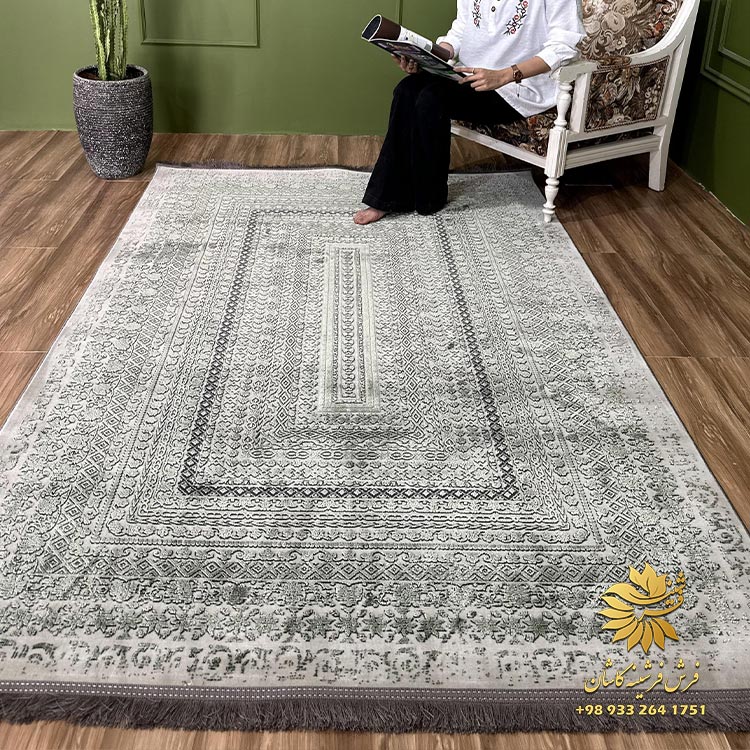 فرش دودی سبز