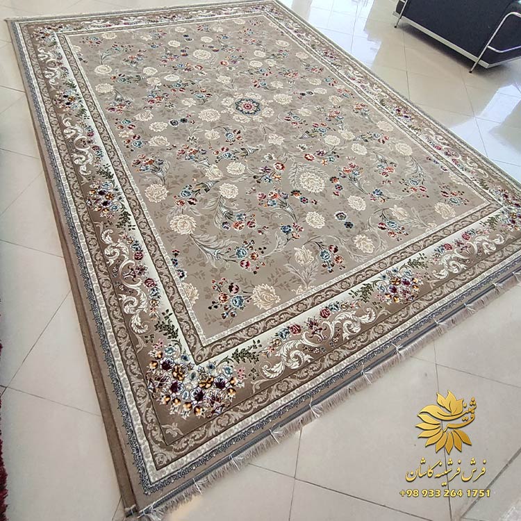 فرش گل رنگی