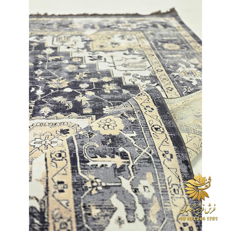 فرش کهنه نما دودی