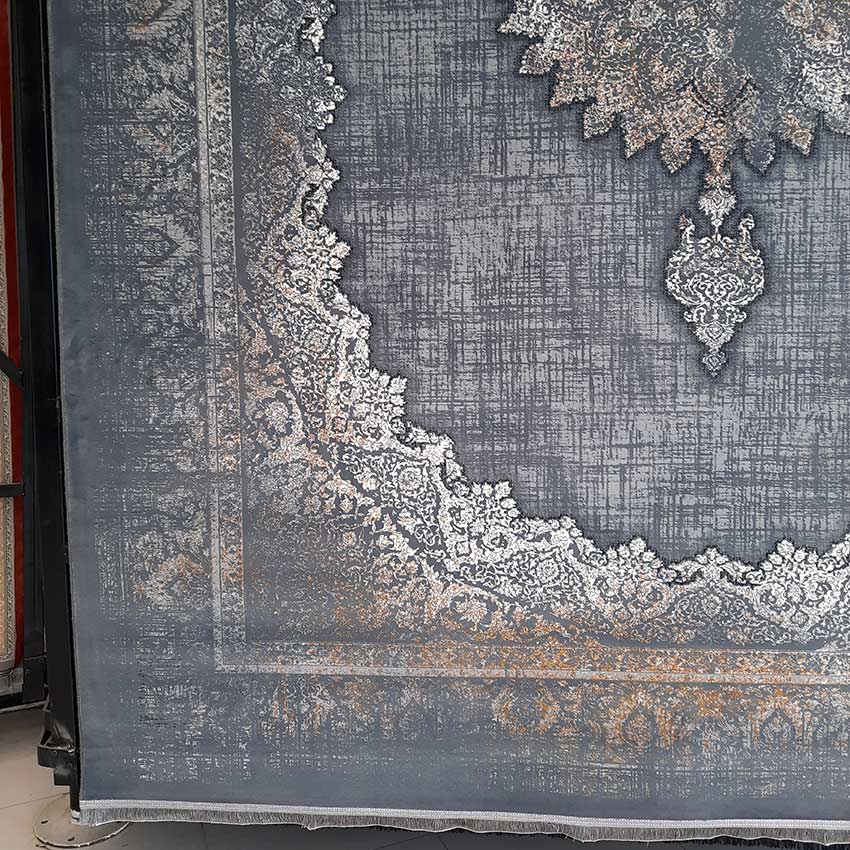 فرش کهنه نما دودی