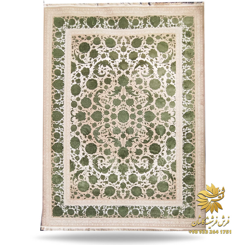فرش افشان سبز