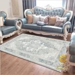 فرشینه طوسی آبی