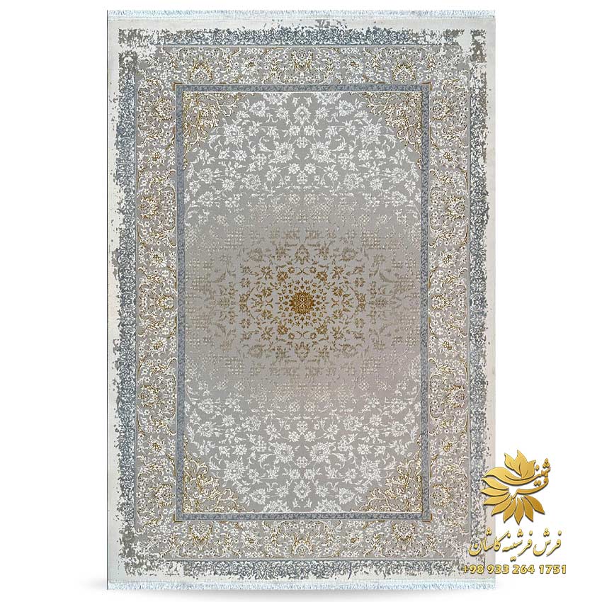 قالیچه کرم طلایی