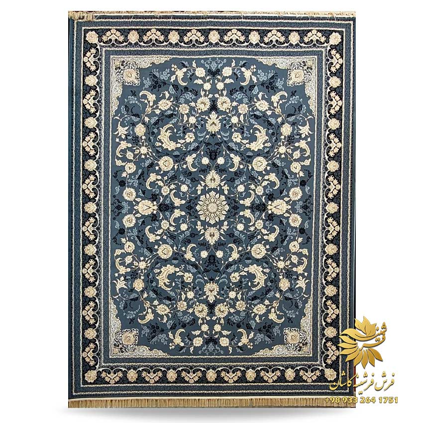 فرش طوسی طلاکوب
