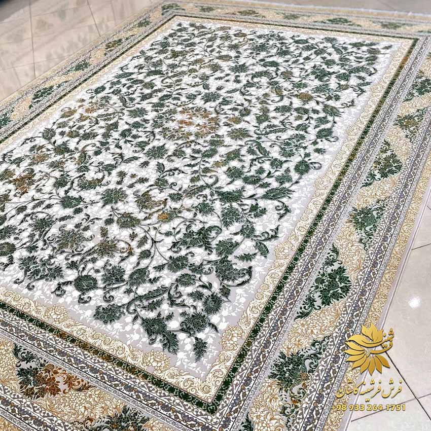 فرش افشان سبز