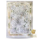 فرش سبز طلاکوب