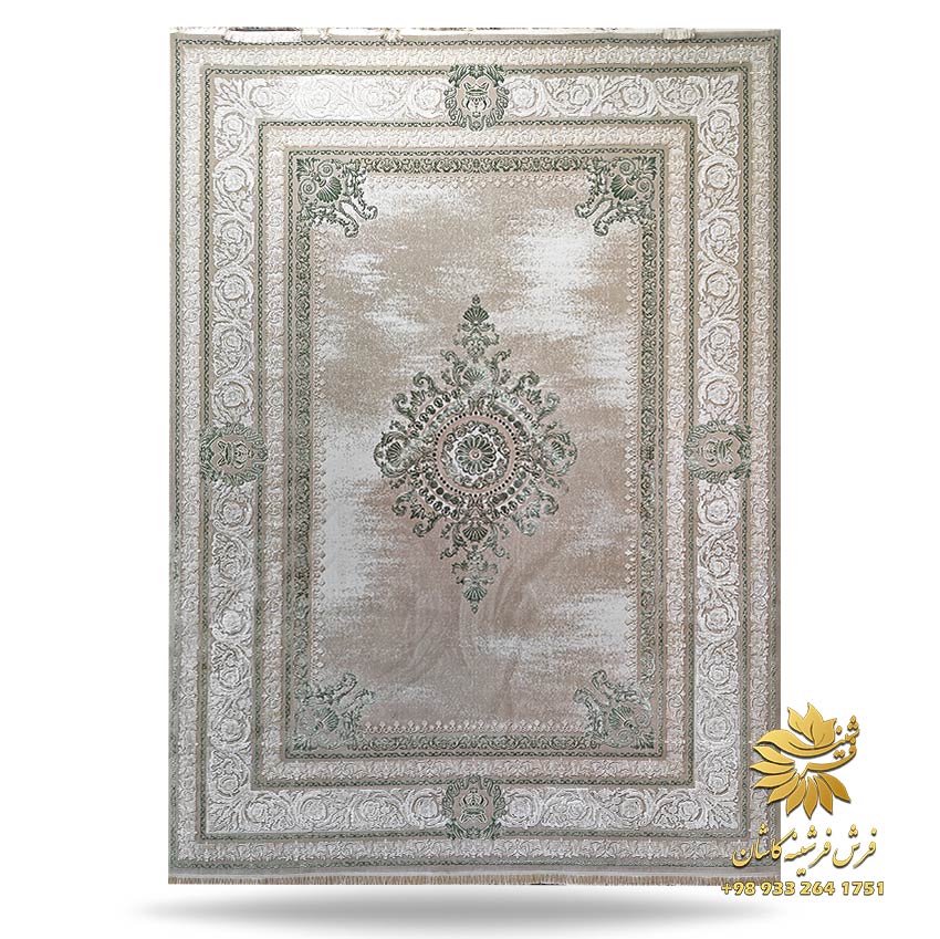 فرش کرم سبز