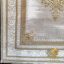 فرش طوسی طلاکوبی