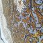 فرش گل قهوه ای