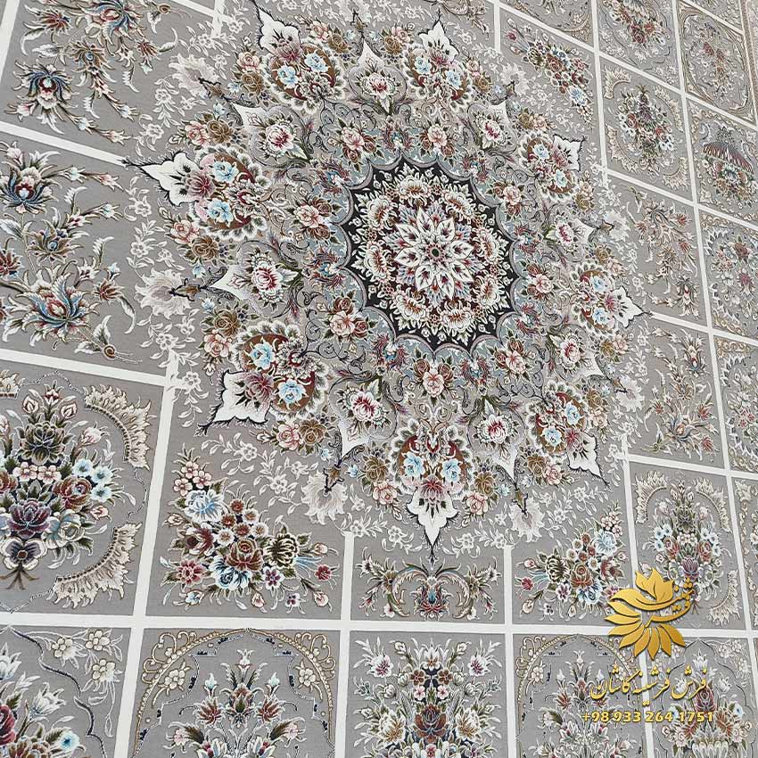 فرش 1500 شانه طوسی