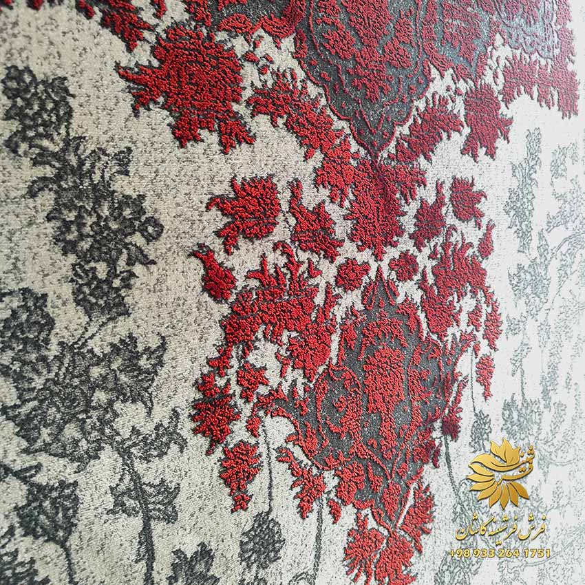 فرش طوسی لاکی
