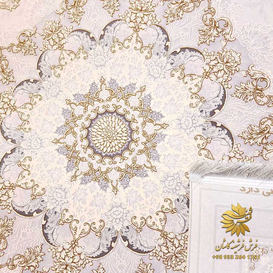 فرش روشن طلاکوب