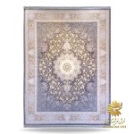 فرش گل برجسته دودی