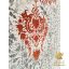 فرش طوسی قرمز