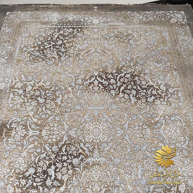 فرش طوسی کرم