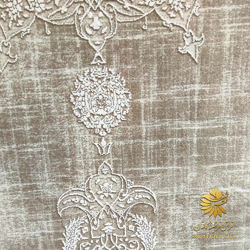 فرش مدرن قهوه ای