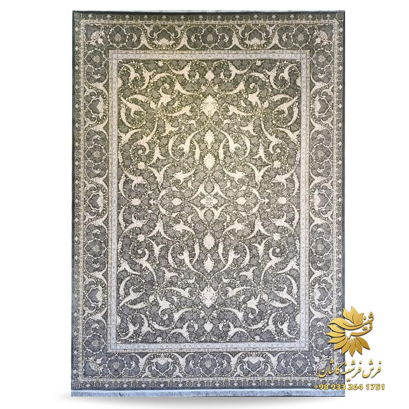 قالی رنگ سبز یشمی