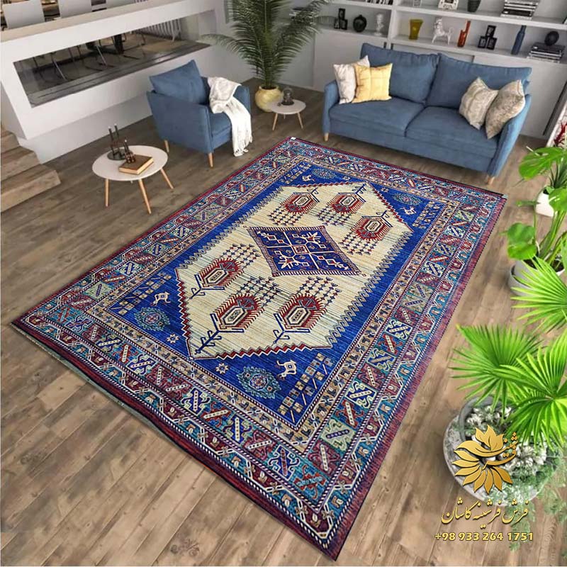 طرح سنتی آبی