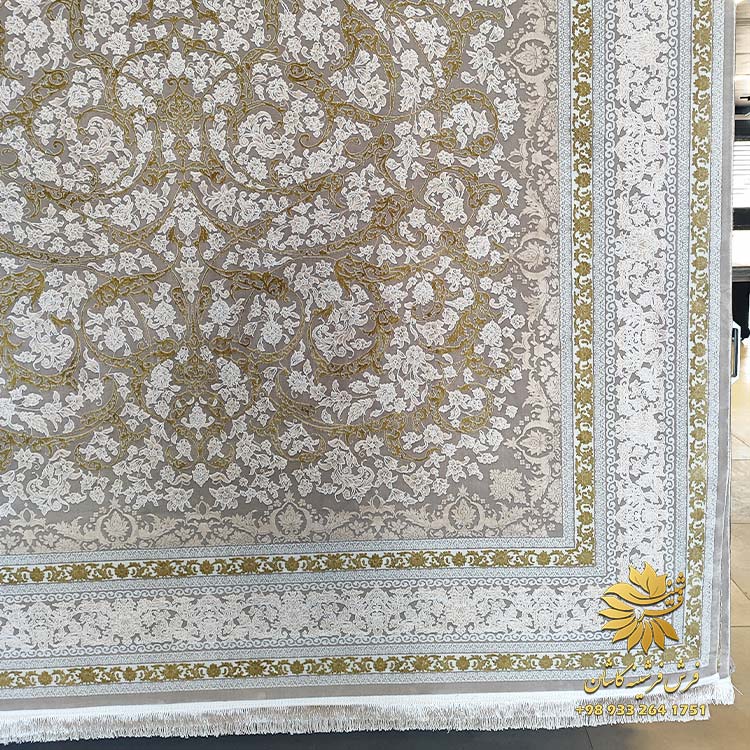 فرش کرم نسکافه ای