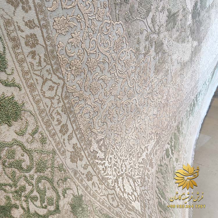 طرح فرش سبز نسکافه ای