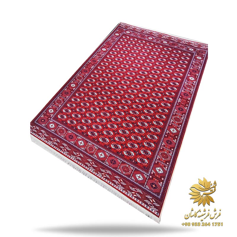 فرش ترکمن قرمز