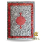 فرش وینتیج طوسی قرمز