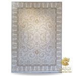 فرش افشان طلاکوب نقره ای