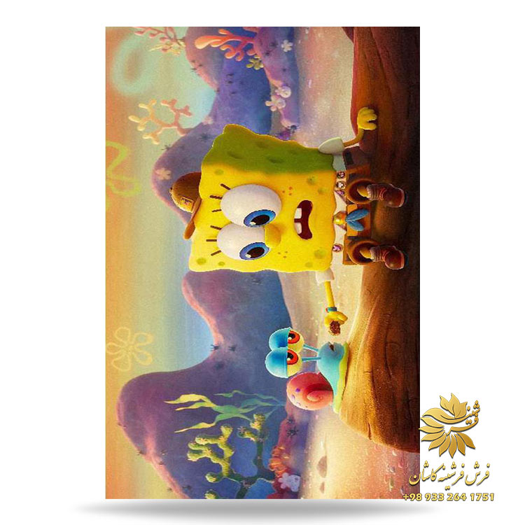 فرش کودک زرد
