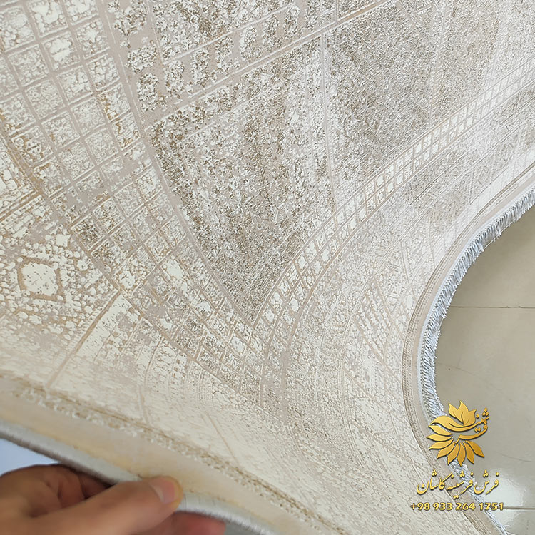 فرش کتیبه صدفی
