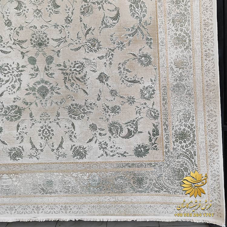 فرش کرم نسکافه ای