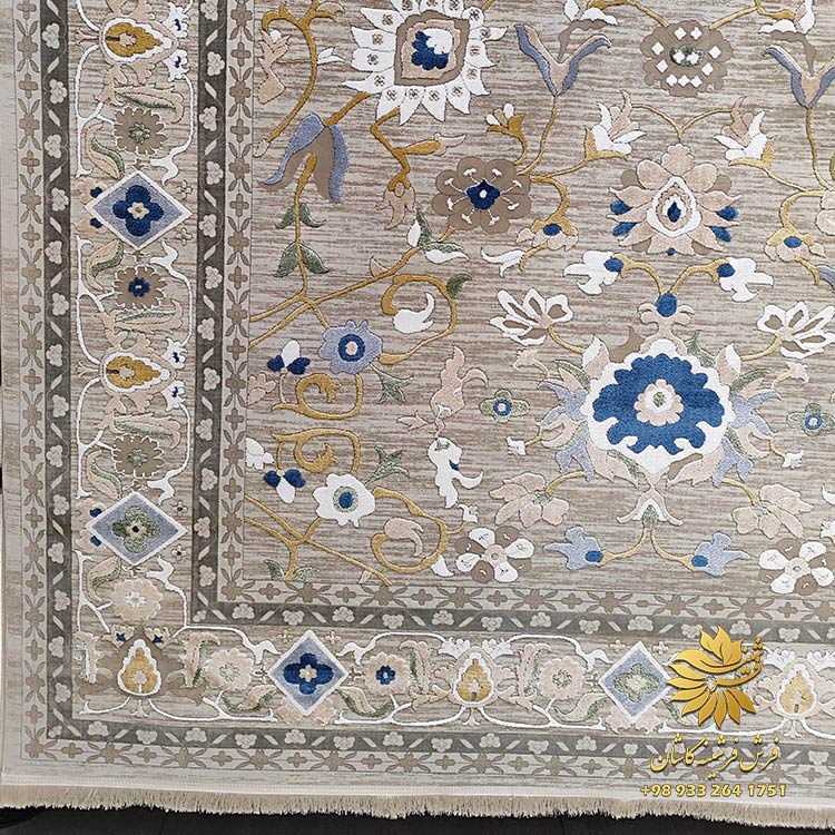 فرش سنتی بژ