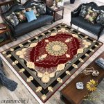 فرشینه قرمز طلایی