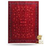 فرش طرح افشان قرمز