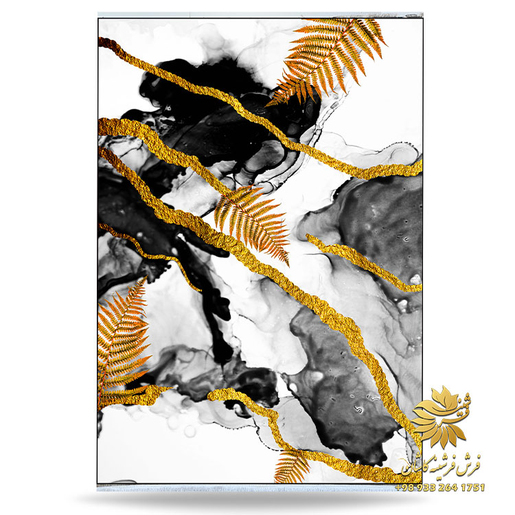 فرش کرم طلایی
