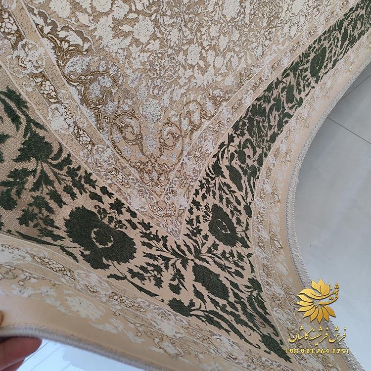 فرش مدرن کرم