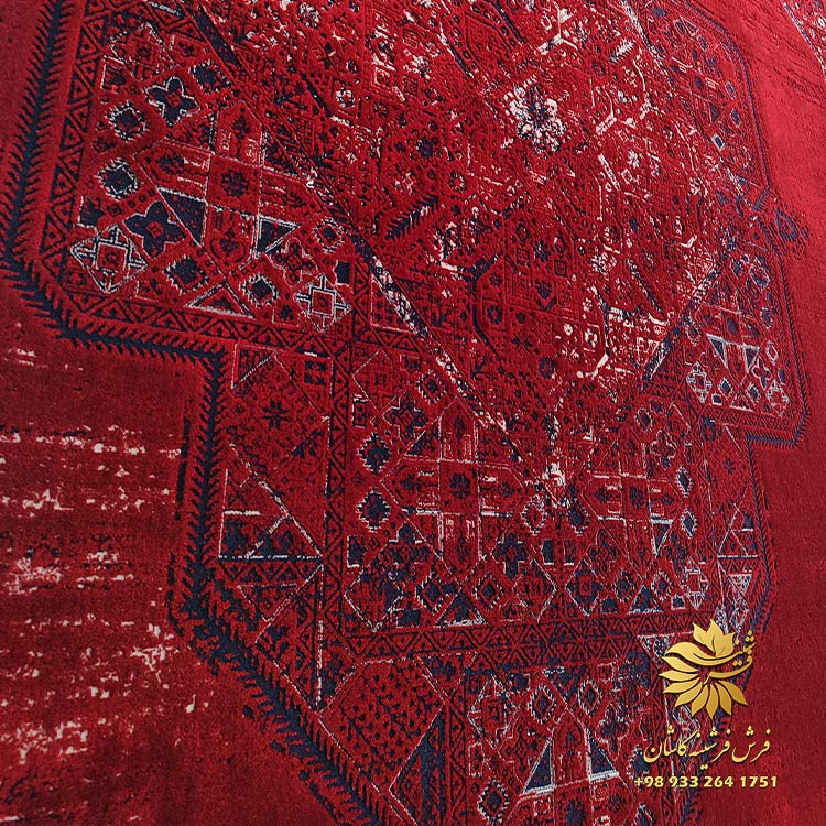 فرش لاکی سرمه ای